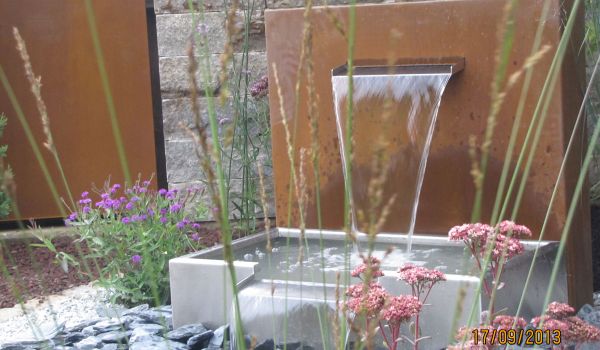 Beispiel Wasserstelle SH Gartendesign